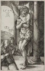 Man of Sorrows by the Column, frontispiece from The Engraved Passion