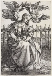 Mary with the Child, Crowned by Two Angels