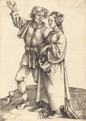 Peasant and His Wife, c. 1497-1498