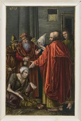 Peter and John Healing a Lame Beggar in the Temple