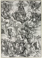 Revelation of St. John: Beast with Rams Horns, 1511