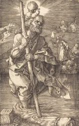 Saint Christopher Facing Right