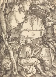 Saint Jerome in a Cave