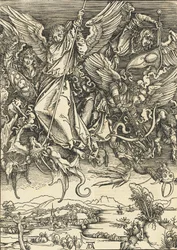 Saint Michael Fighting the Dragon