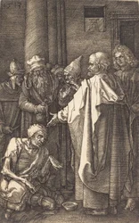 Saint Peter and Saint John Healing a Cripple at the Gate of the Temple