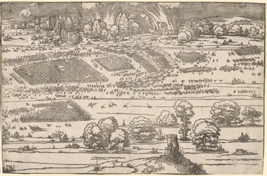 Siege of a Fortress: Left Portion