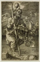 St. Christopher Facing To The Right