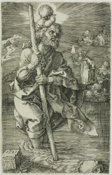 St. Christopher Facing to the Right