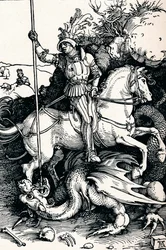 St George and the Dragon, 1505 (detail)