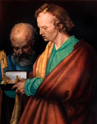 St John with St Peter (detail), 1526, 1936
