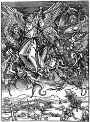 St Michael Battling with the Dragon