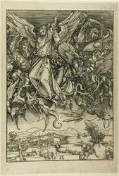 St. Michael Fighting the Dragon, from The Apocalypse