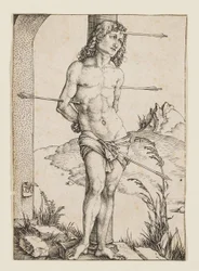 St. Sebastian Tied to a Column