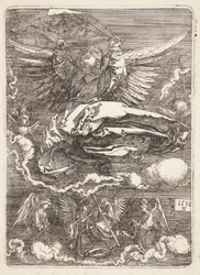 Sudarium Spread Out by an Angel