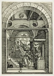 The Annunciation, from The Life of the Virgin