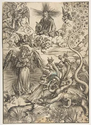The Apocalyptic Woman, from The Apocalypse, Latin Edition, 1511