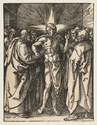 The Doubting Thomas, from The Small Passion, ca. 1510