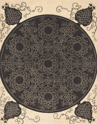 The Fourth Knot Combining Seven Circular Groups of Knots with Black Centers