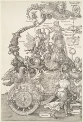 The Great Triumphal Chariot: Left Part of the Chariot with the Emperor Crowned by Victory