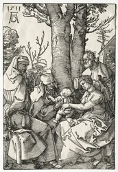 The Holy Family with Joachim and Anna