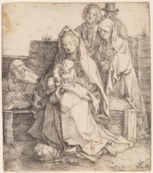 The Holy Family with St. John, the Magdalen and Nicodemus