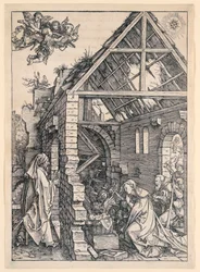 The Nativity, from the Life of the Virgin series