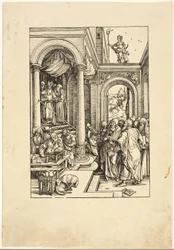 The Presentation of the Virgin in the Temple, from The Life of the Virgin
