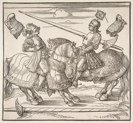 The Tournament on Horseback, ca. 1517-18