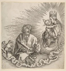 The Virgin Appearing to Saint John, Frontispiece to the Apocalypse, 1511