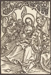The Virgin Nursing the Christ Child with Four Angels, c. 1500