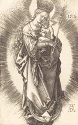 The Virgin and Child on a Crescent with a Sceptre and a Starry Crown, 1516