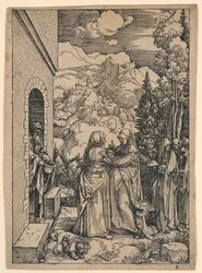The Visitation, from "The Life of the Virgin"