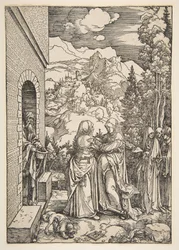The Visitation, from The Life of the Virgin