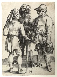 Three Villagers in Conversation, c.1497