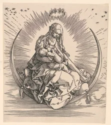 Virgin on the Crescent (Title Page of the Life of the Virgin)