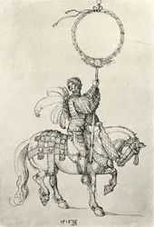 Young Rider as Wreath Holder