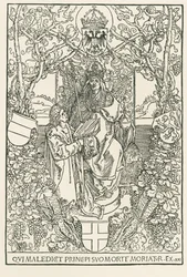 Celtes Presents His Work to Emperor Maximilian, Printed for the Sodalitas Celtica, Nuremberg