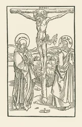 Christ on the Cross with Virgin Mary and Saint John