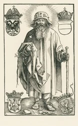 Saint Coloman as a Pilgrim