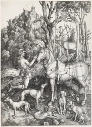 Saint Eustace, c. 1500-1501 (engraving)