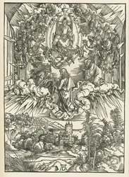 Saint John Before God and the Twenty-Four Elders in Heaven. The Revelation of Saint John