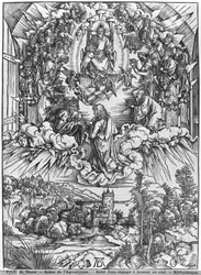 Scene from the Apocalypse, St. John before God the Father and the Twenty-Four Elders, German edition