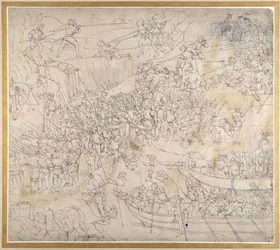 The Assault near Rorschach on Lake Konstanz, c.1500