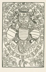 The Coat of Arms of Maximilian I, as King of the Romans