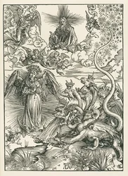 The Woman Clothed with the Sun and the Seven-headed Dragon. The Revelation of Saint John