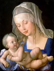 Virgin and Child Holding a Half-Eaten Pear