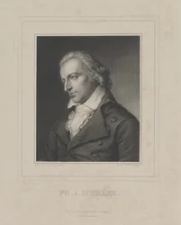Portrait of Friedrich von Schiller 1759-1805, c. 1840