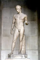 Ares, called Ares Borghese. Statue by Alcamenes, 5th century BC. Musée du Louvre