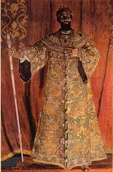 Portrait of Fyodor Ivanov Shaliapin in the Role of Boris Godunov