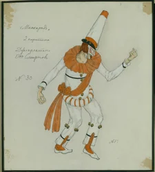 Costume Design for the Play The Masquerade by M. Lermontov